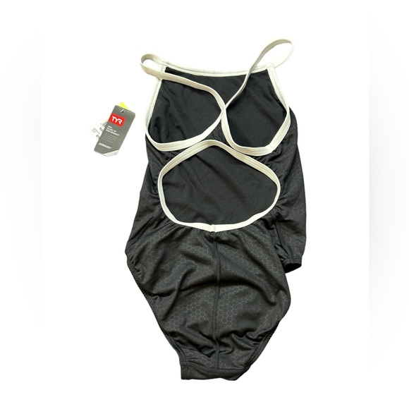 TYR Durafast women’s Hexa Diamondfit Swimsuit training swimsuit size 32 NWT - Picture 4 of 5